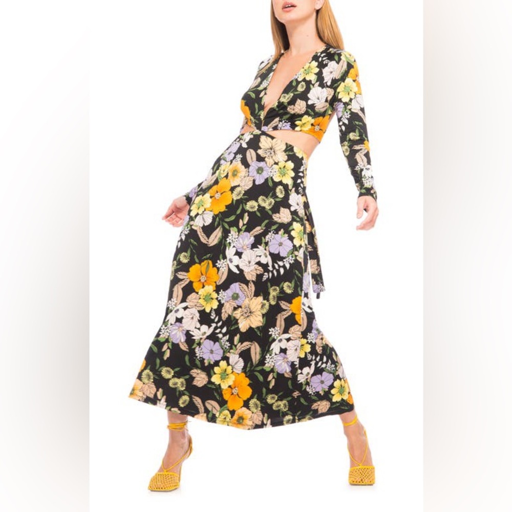 AFRM cut out midi / maxi size small